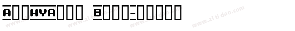 AliHYAhei Beta字体转换